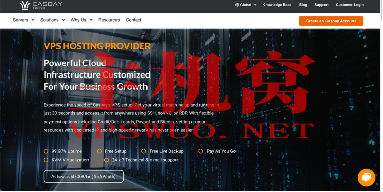 【商家投稿】Casbay: 马来西亚VPS,100Mbps带宽不限流量,支持Linux/Window,月付 $9.59起-主机窝
